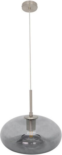 Pinap Pendelleuchte 1xe27 Nickel/Rauch Regx28x28 Cm - Fabrilamp