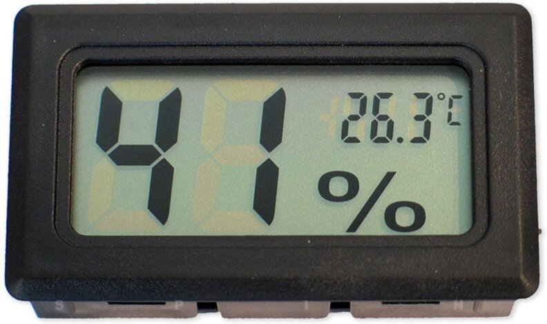 ZW37 Hygrometer/Thermometer mit LCD-Feuchtigkeitsanzeige