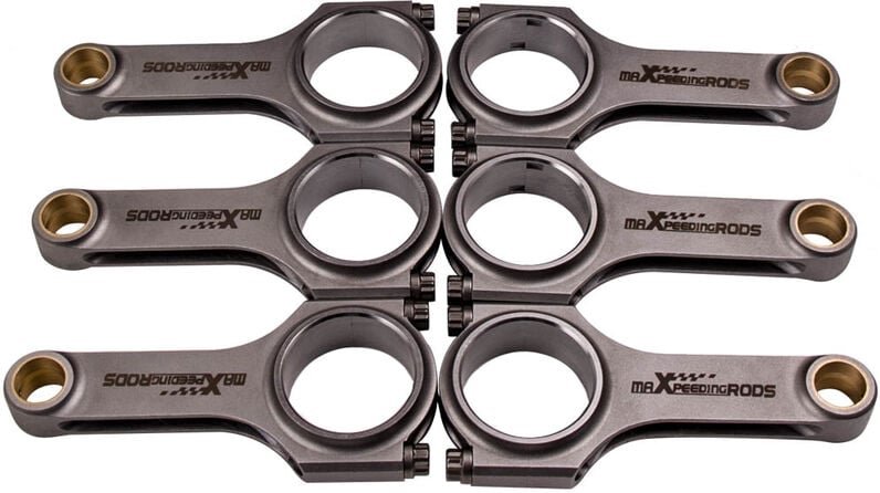 6x 4340 EN24 H-Schaft Pleuel For Nissan Patrol for Datsun 280Z 280ZX Turbo L28Pleuel für Nissan Patrol Datsun 280Z 280ZX...