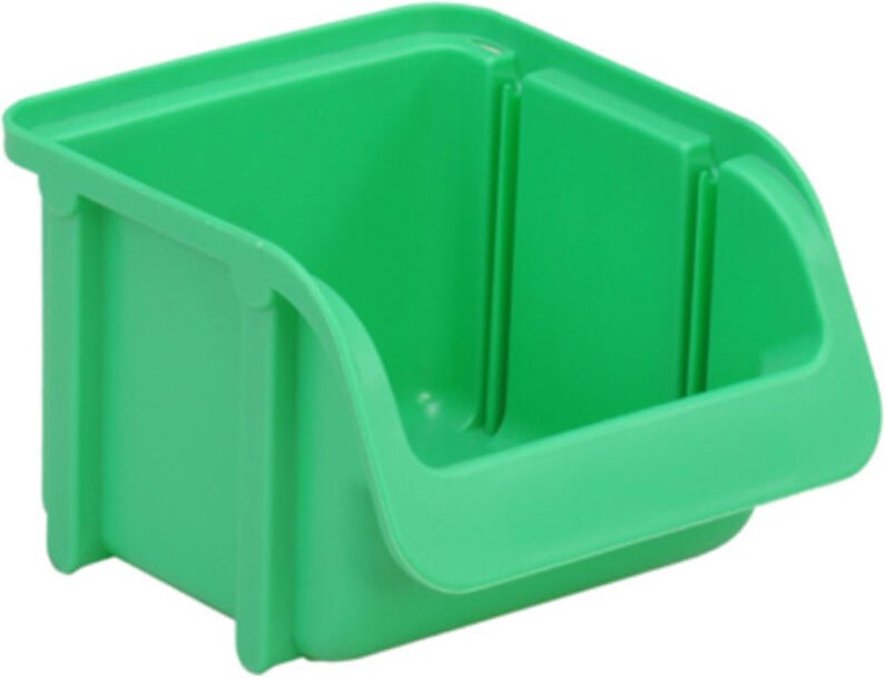 Hünersdorff 671400 Sichtlagerkasten (b x h x t) 115 x 100 x 75 mm Grün 1 St.
