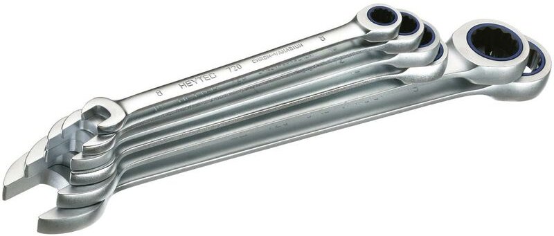 K 50720-6-M Knarren-Ringmaulschlüssel-Satz