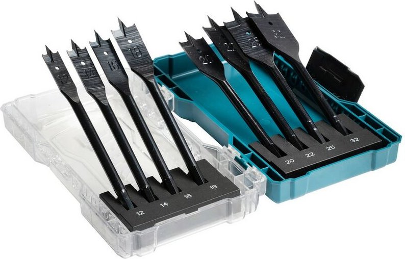 Zubehör - Flachholzbohrer-Set 8-teilig E-08698 - Makita