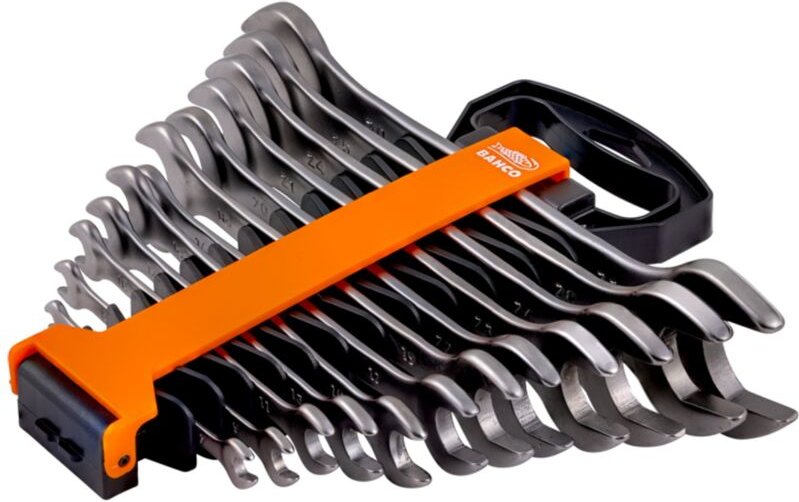 Bahco Doppelmaulschlüssel-Satz, metrisch - 12 Stück/Kunststoffhalter