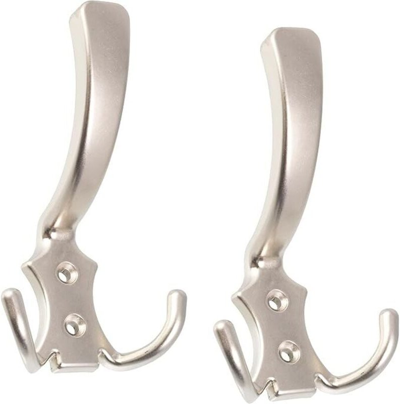 Set mit 2 Dreifach-Wandhaken – Haken/Aufhänger zum Aufhängen von Garderobe, Hut, Bademantel, Bad, Handtuch, Dusche, wc -...