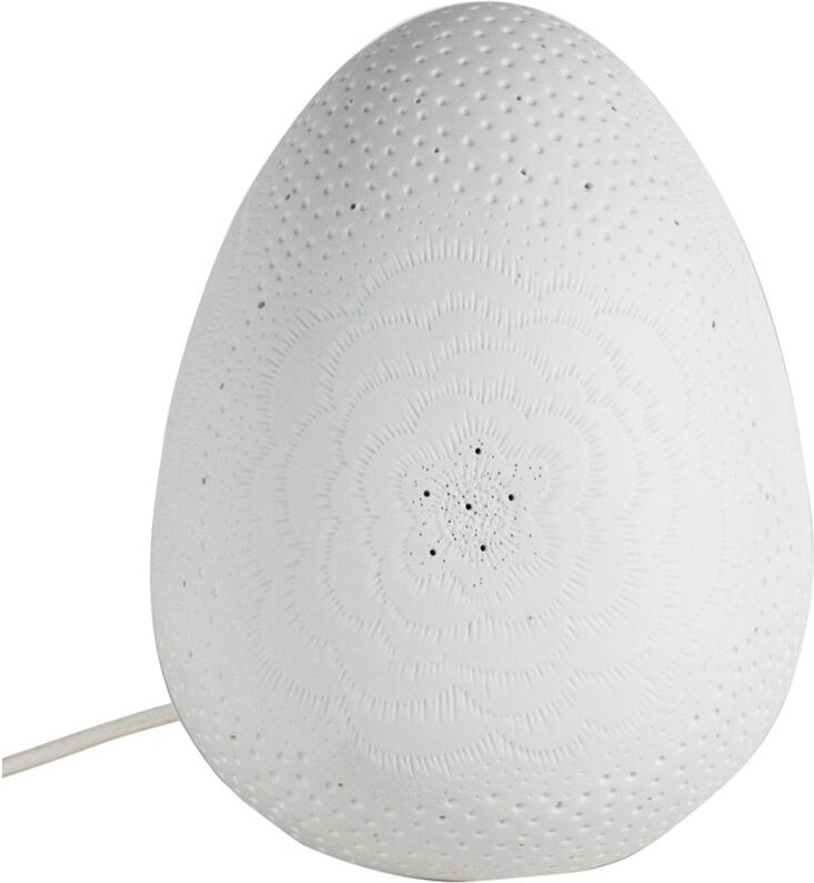 Lampenlampen Weiße Tischlampe - 27x21x21cm - Signes Grimalt