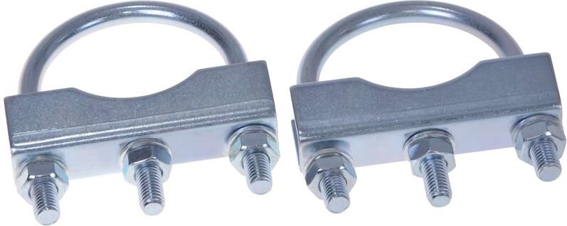 2 x U-Bügel für Stützradhalter Anhänger