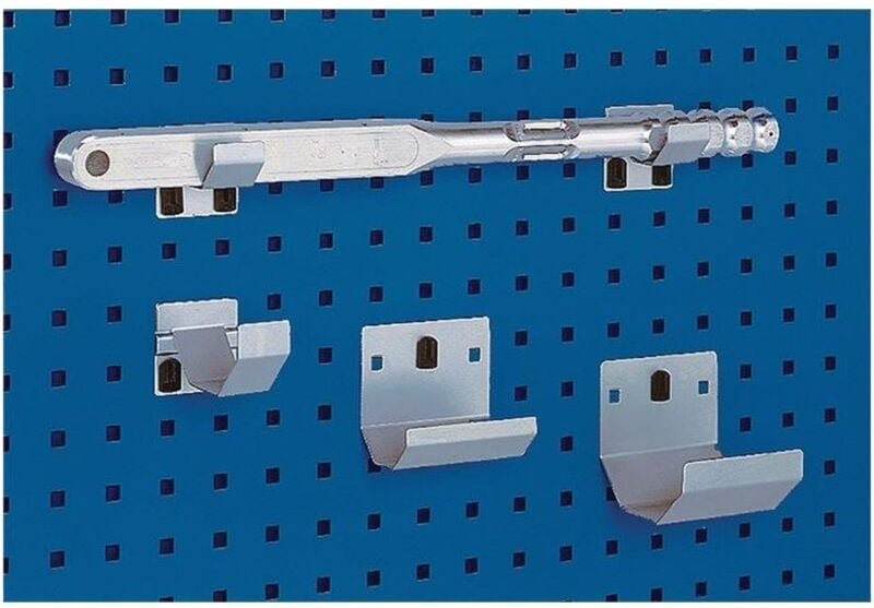 2 Stück Rohrhalter mit breiter Grundplatte - 35 x 100mm