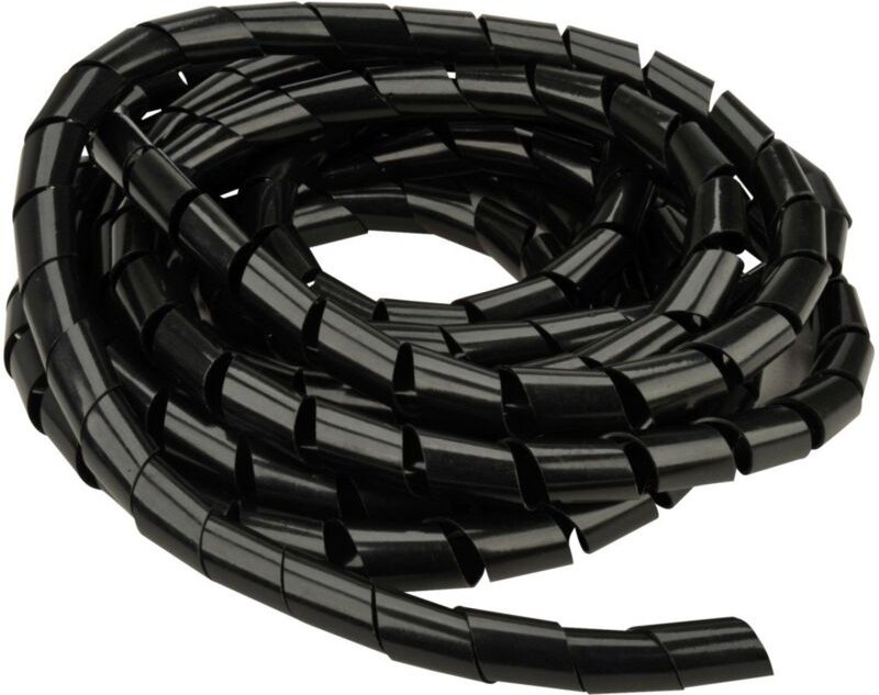 Unitec Spiralschlauch Ø 15 mm schwarz 10 m Spiralschlauch