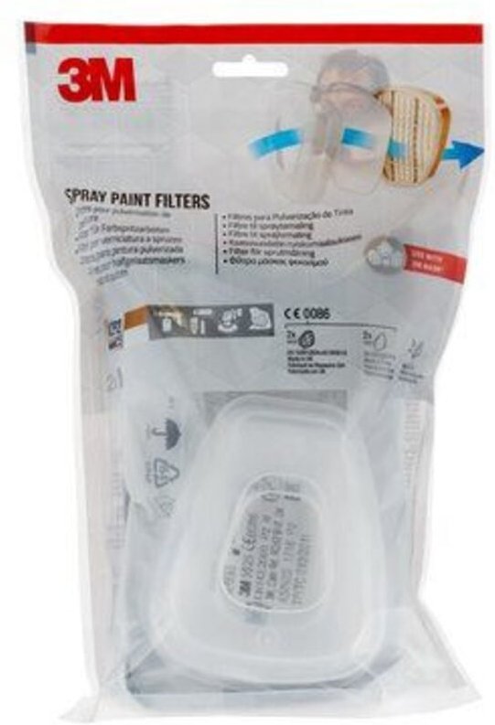 3M - Ersatzfiltersatz de für mask 6002-1 a2p2 7100330417