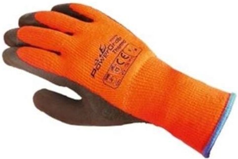 Towa - Winterhandschuh PowerGrab® Thermo orange/braun Kat.2 en 388, 220309 Gr.09