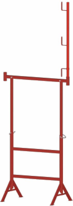 Teleskopischer Maurerbock mit Pfosten - Höhe von 1,20 bis 2,20 m - 40342232