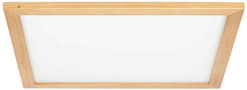 Lucande - led Deckenleuchte 'Joren' aus Holz dimmbar mit Fernbedienung für Wohnzimmer & Esszimmer von