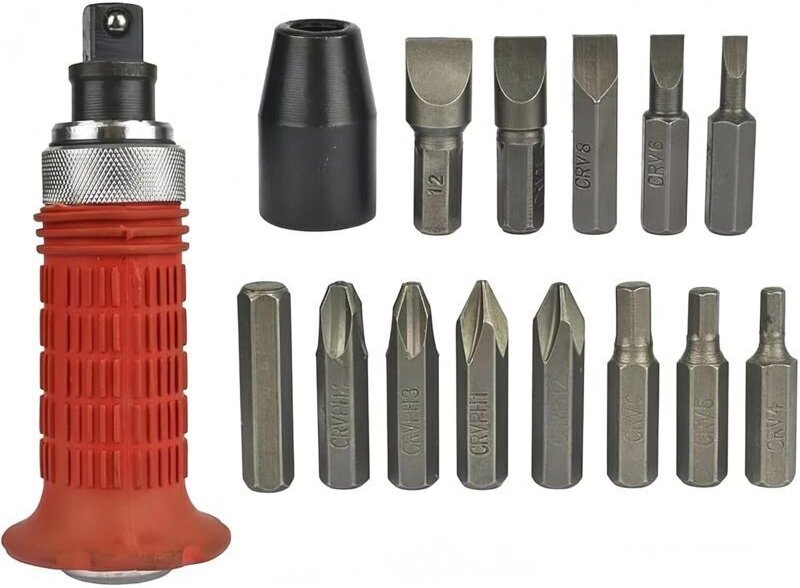 Set mit 14 Schlagschraubern – Für Reparatur- und Demontagearbeiten