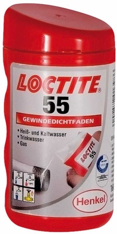 Riegler - Gewindedichtfaden -50°C bis 130°C, dvgw/ktw, pn max. 5 bar/16 bar