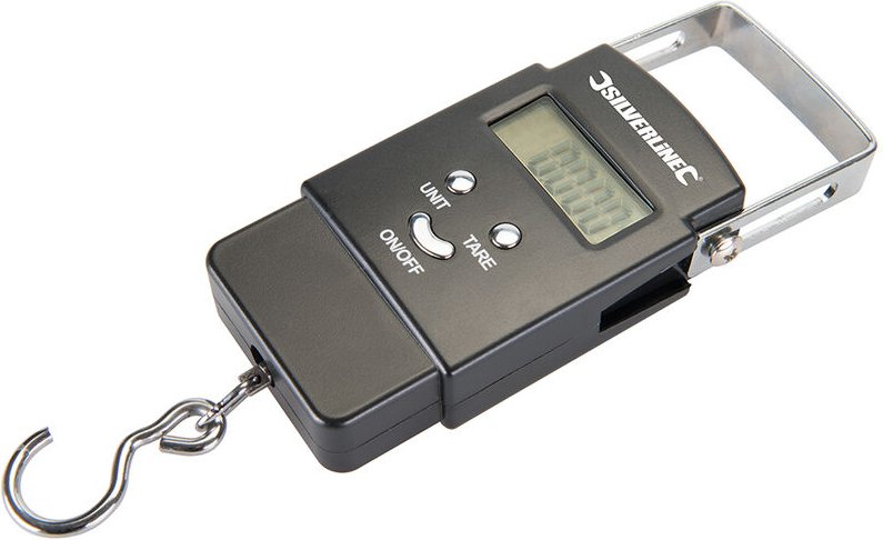 Silverline - Digitale Taschenwaage bis 50 kg