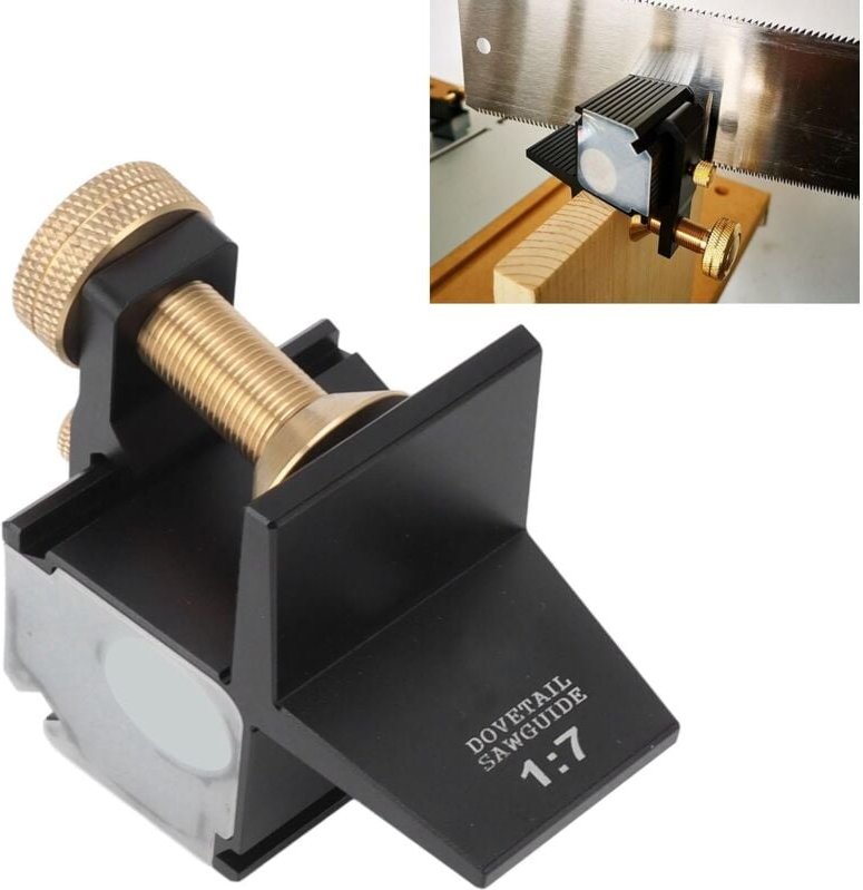 Magnetische Schwalbenschwanzsäge 1:7 Präzisions-Holzverbindungs-Schnittführungslehre für die Holzbearbeitung - Rosvola