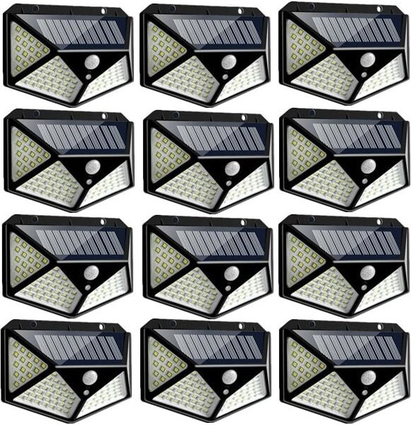 Solarlampen 100LED IP65 Wasserdicht Outdoor - 12er Pack