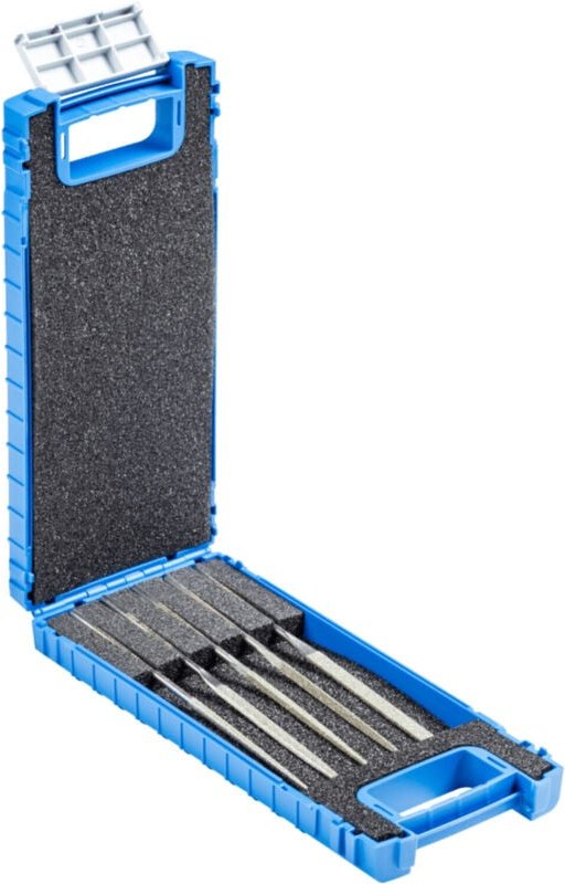 Diamant-Nadelfeilen-Set 5-tlg. 140mm D181 (grob) für harte Werkstoffe - Pferd