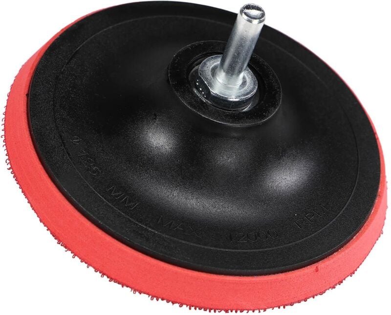 Klett Schleifteller 125mm für Winkelschleifer Bohrmaschine mit Aufnahme Adapter