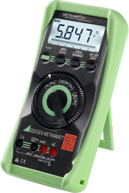 Metrahit 2+ Hand-Multimeter kalibriert (DAkkS-akkreditiertes Labor) digital cat ii - Gossen Metrawatt