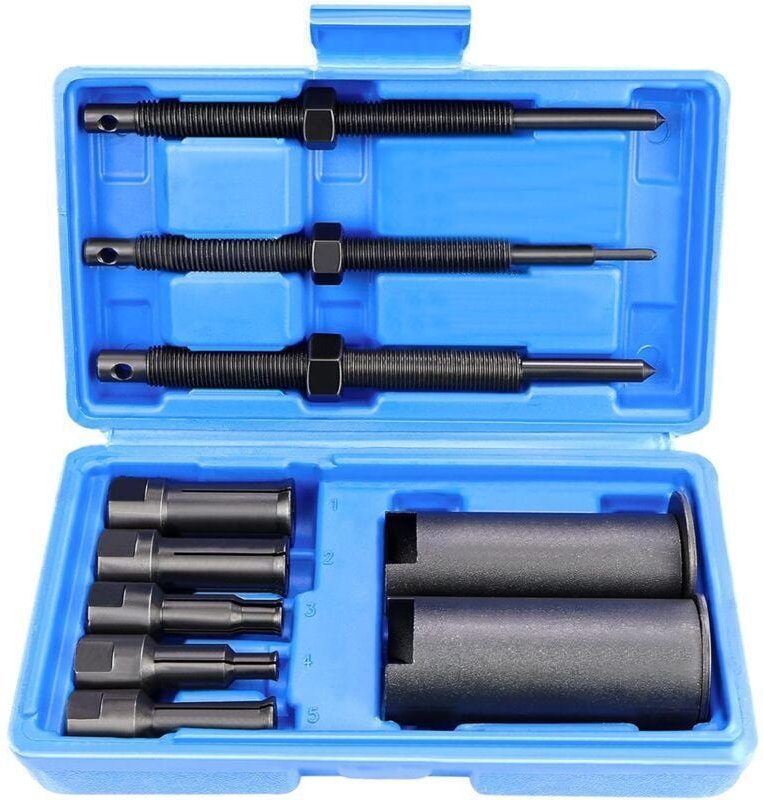 ZVD-Motorrad-Innenlagerabzieher-Kit, 9–23 mm Innenlagerabzieher, Motorrad-Radlagerabzieher mit 5 Größen von offenen Clip...