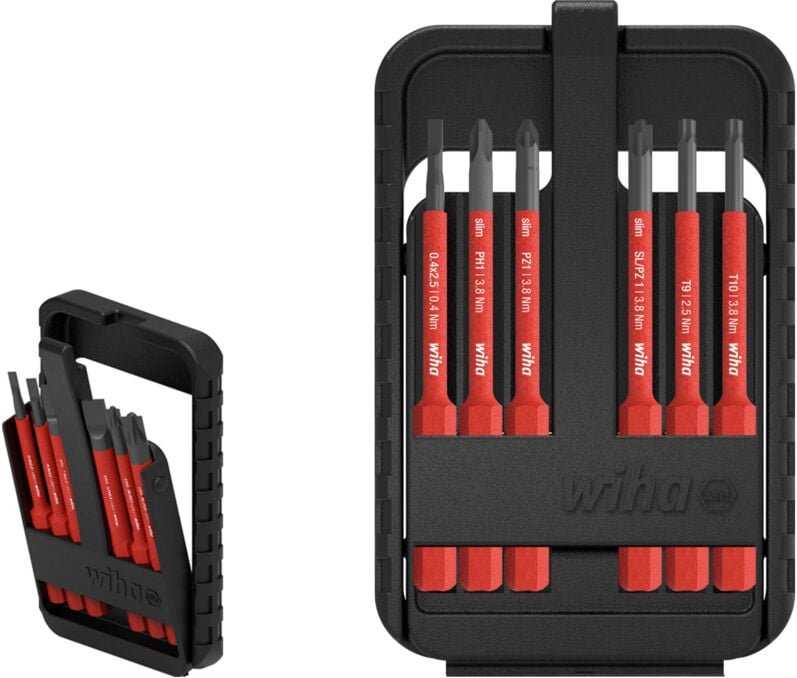 Thumbnail - Bit Set slimBit electric gemischt, 6-tlg. (44366) - Wiha