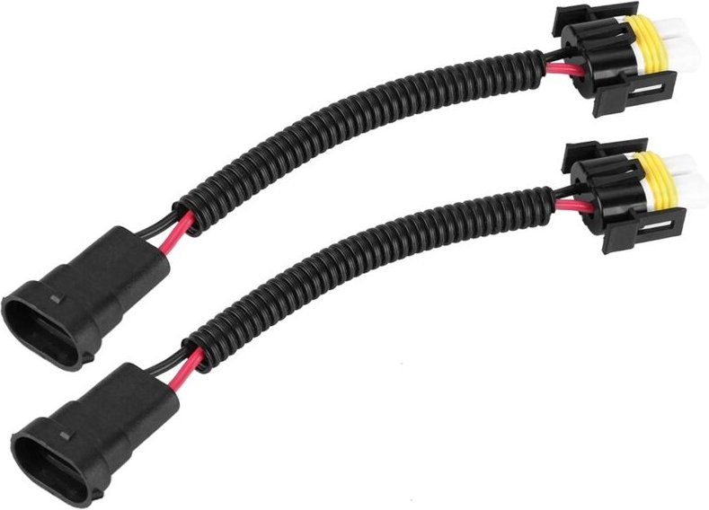 Eosnow Nebellicht -Umwandlungsdraht, Plug -and -Play -Keramik -Glühbirnenadapter, Kupferkabel für männliches Adapter fah...