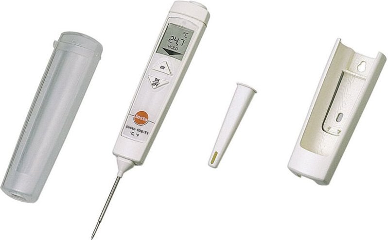 testo 106 Set Einstichthermometer (HACCP) Messbereich Temperatur -50 bis 275 °C Fühler-Typ NTC HAC