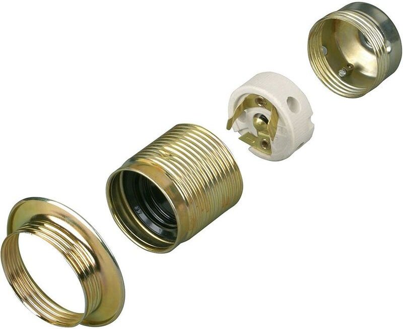 Lampenfassung Metall E27 max.100W