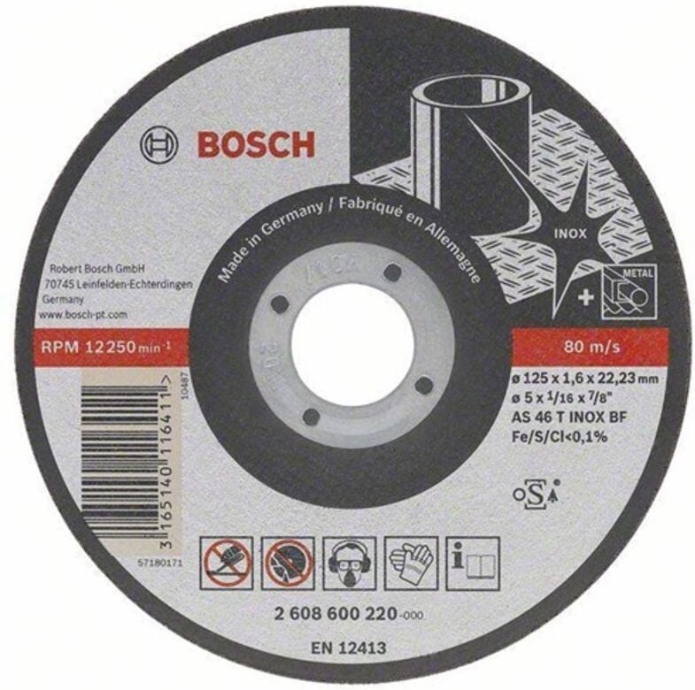 Korrekt.ExpertInoxLonglife:115x14-1/2 BOSCH 2608602220
