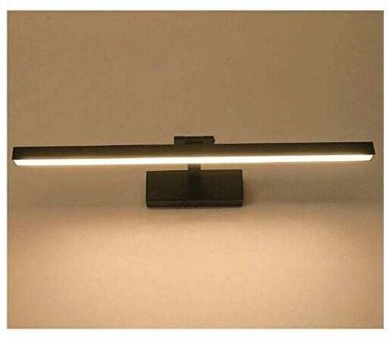 9 W/40 cm LED-Badezimmerleuchte, Spiegelschranklampe, Wandlampe mit einstellbarem Winkel, AC 85 – 265 V, 6000 K (Schwarz...