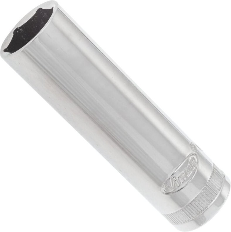 Vigor - Sechskant Steckschlüsseleinsatz ∙ lang ∙ V2587N ∙ 1/2 Zoll (12,5 mm) Vierkant hohl ∙ Außen Sechskant Profil ∙ sw...