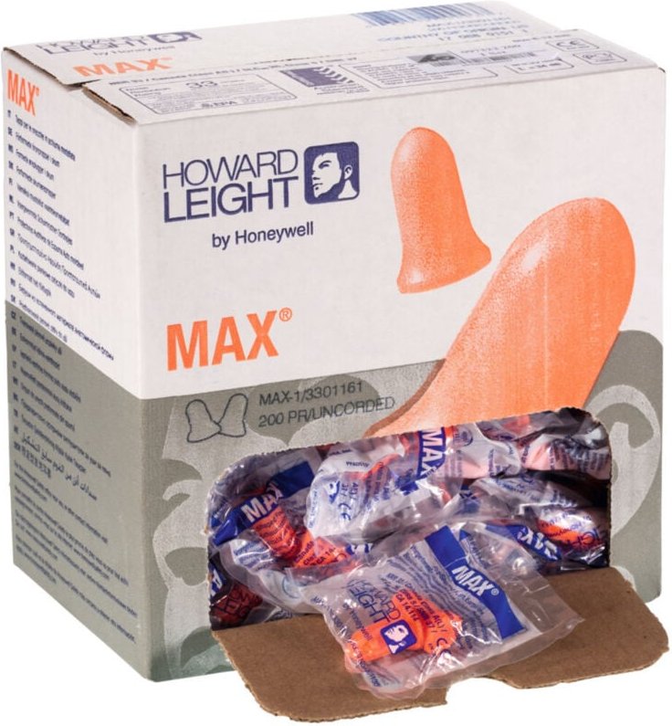 Howard LEIGHT Gehörschutzstöpsel-Set, 200 Paar MAX, Typ: 200 200 Stk
