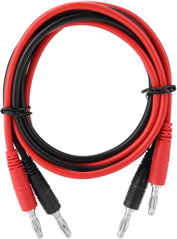 Eosnow - P1041 2 Stück 4 mm Bananenstecker auf Bananenstecker Testkabel Multimeter-Testkabel