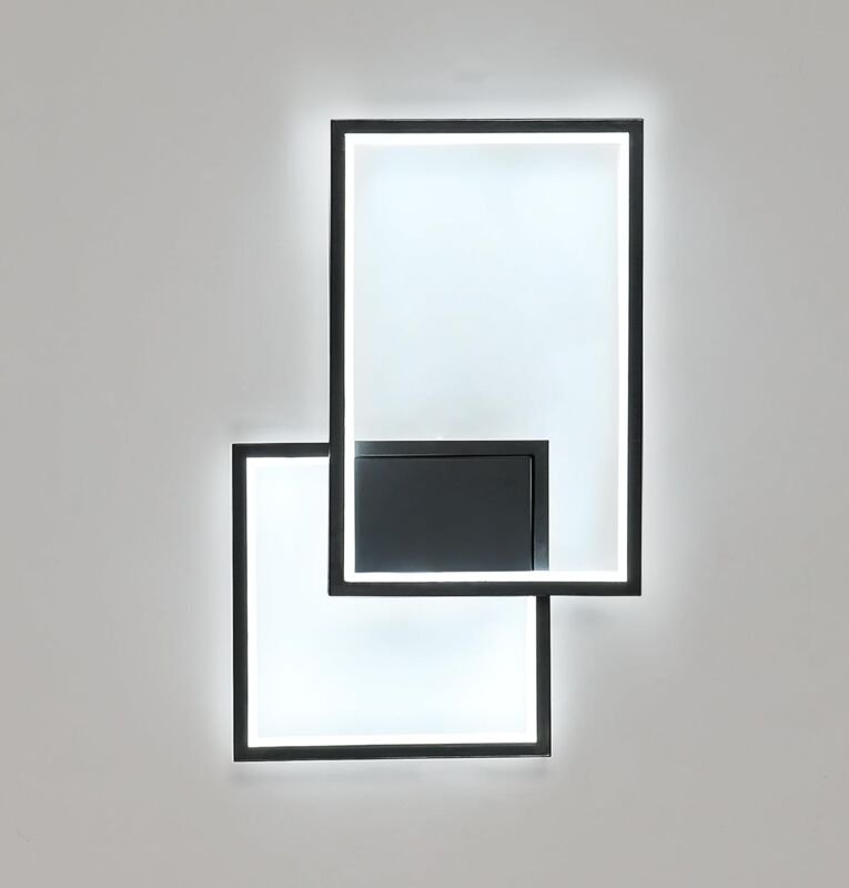 Comely - Wandleuchte für den Innenbereich, 34 w, 3825 lm, moderne LED-Wandlampe, Aluminium-Wandleuchten, 6500 k, Kaltwei...