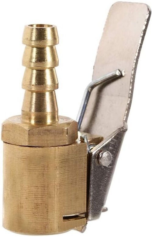 Thumbnail - Aougo - Auto-Auto-Reifenfüller-Ventilanschluss, Luftfutter, Messing, 6 mm/8 mm Clip-Klemmen-Anschluss-Adapter (6 mm-Gold...