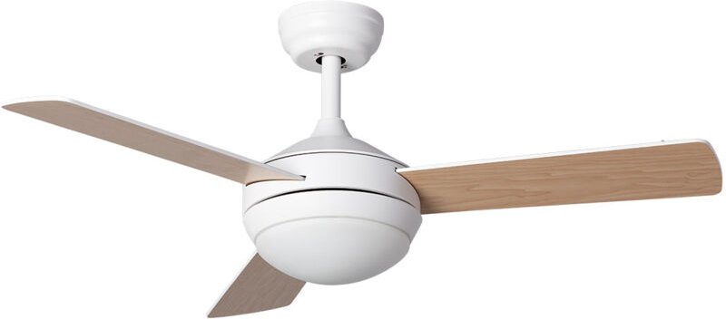 Techbrey - Deckenventilator Lautlos Navy 107cm DC-Motor für Außen Weiß Ohne Licht, Fernbedienung, Wifi: False