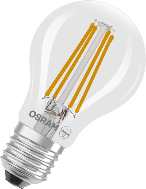 OSRAM LED Superstar Classic LED-Lampe A 40 in klassischer Kolbenform, klarer Glaskörper, 2.2 W, 470 lm, E27 Fassung, war...