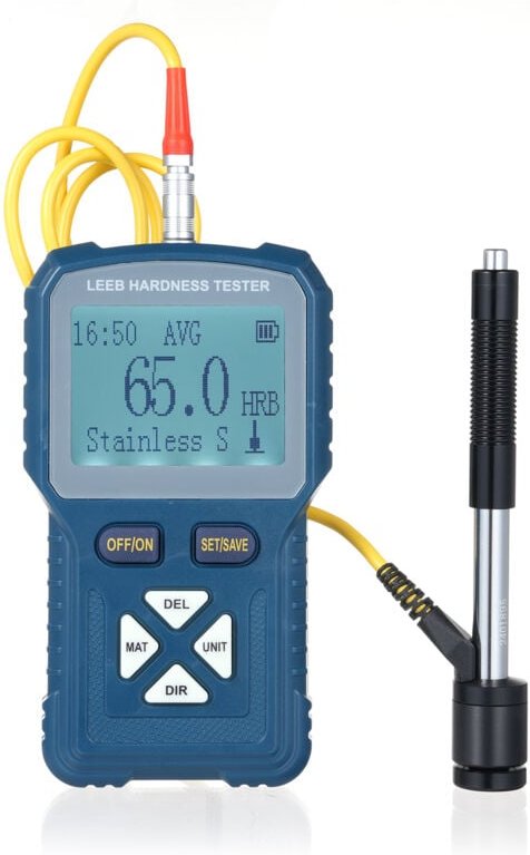 Digitaler Härteprüfer, tragbarer Durometer, TFT-Farbbildschirm, abs, hochpräzises Härtemessgerät hld/hb/hv/hs/hra/hrb/hr...