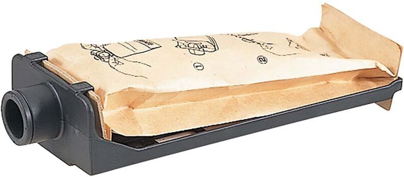 Staubsackhalter inkl. 1 x Staubsack, für Schwingschleifer 9046, BO4900V, Exzenterschleifer BO6030 - Makita