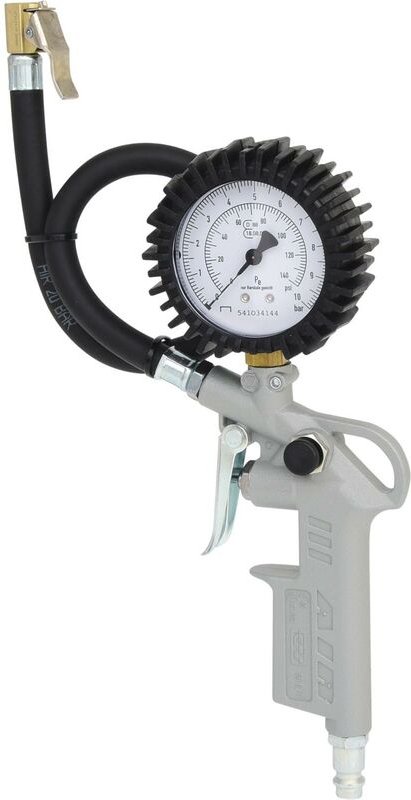 Ks Tools Geeichter Druckluft-Reifenfüllmesser, 0-10 bar