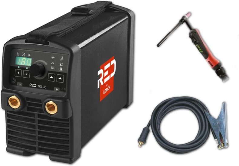 RED by Lorch WIG-Schweissgerät TIG 180 DC incl. Brenner und Massekabel