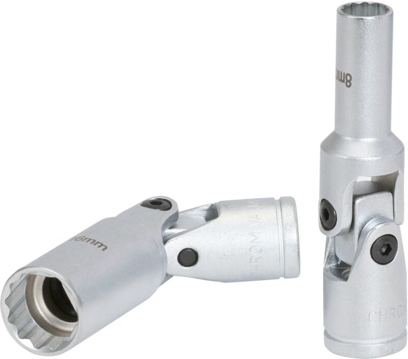 3/8' 12-kant-Stecknuss mit Gelenk, 10mm