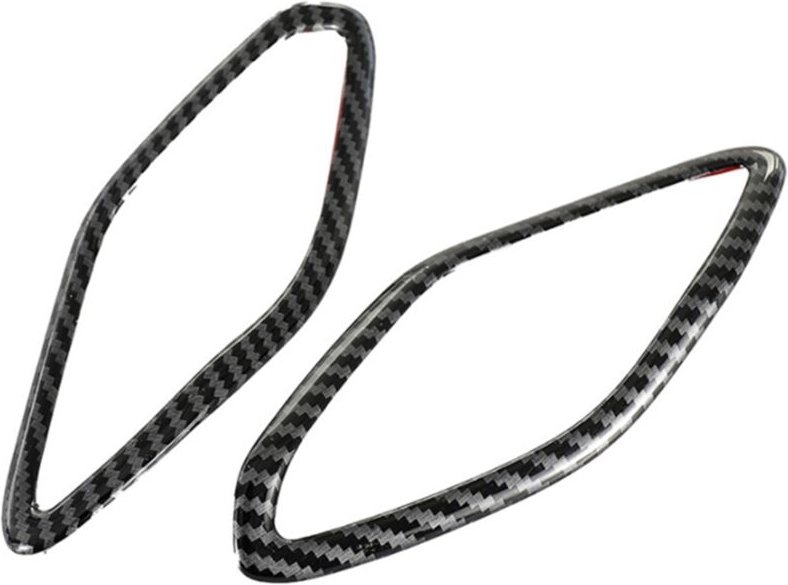 Tlily - Für Honda Civic 2022 der 11. Generation, Carbonfaser, vordere A-Säulen-Lautsprecherabdeckung, Zierring, Rahmenau...