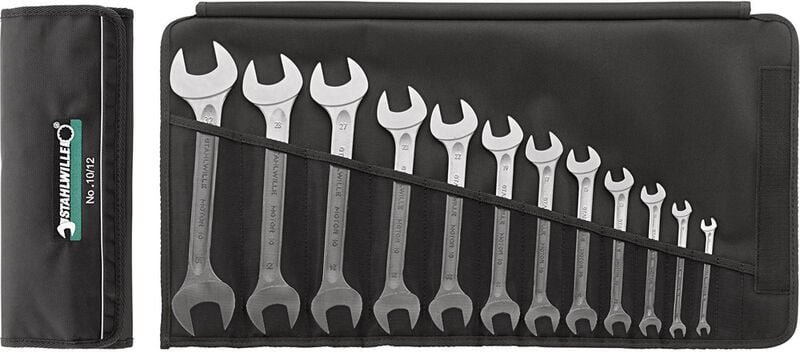Stahlwille - 96400305 10/8 Doppel-Maulschlüssel-Satz 8teilig Schlüsselweite (Metrisch) 6 - 22 mm