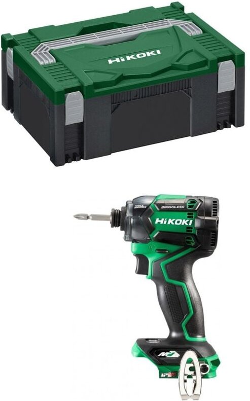 WH36DC W2Z 1/4' 4100 rpm 215 Nm Schwarz, Grün 36V - Hikoki