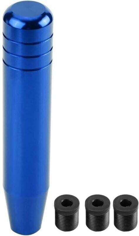 Schaltknauf für Pkw, 18 cm Universal-Schalthebel aus Aluminiumlegierung, Schaltknaufkopf (Blau)