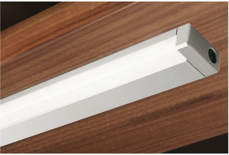 Elektra - led Aufbauleuchte LD8010 a Dimm. 422mm, 7,5 w, 4000K neutralweiß, Aluminium