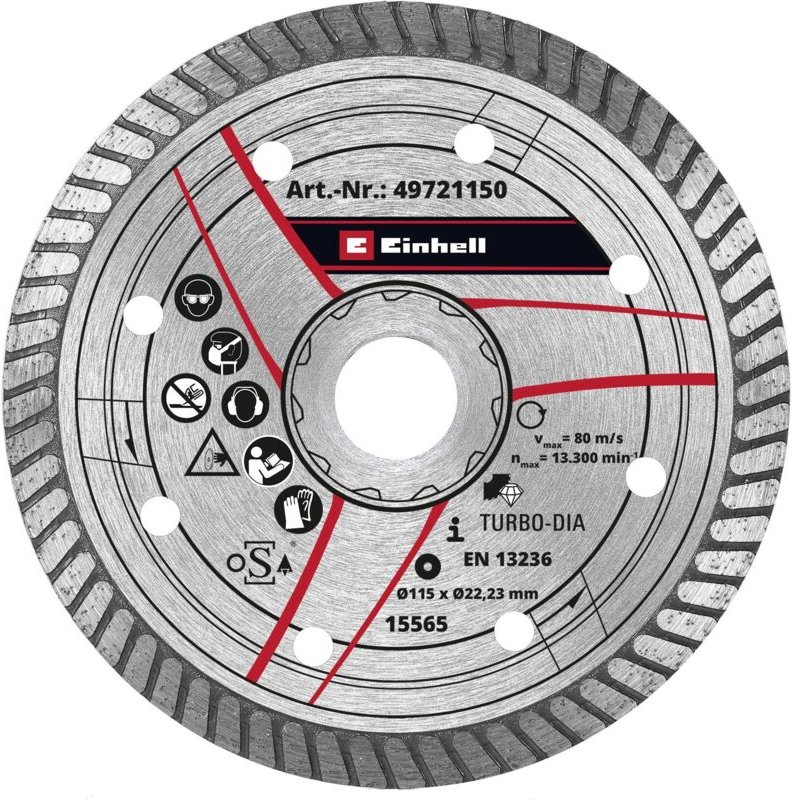 kwb by Einhell Winkelschleifer-Zubehör Diamant-Trennscheibe dünn 115x1,2