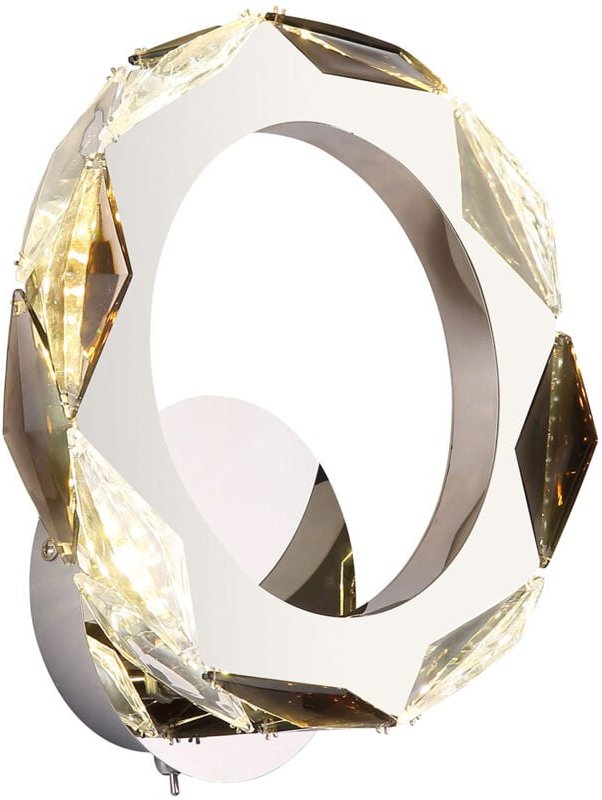 Wandlampe Wandleuchte Kristalllampe led Treppenhauslampe Flurleuchte rauch